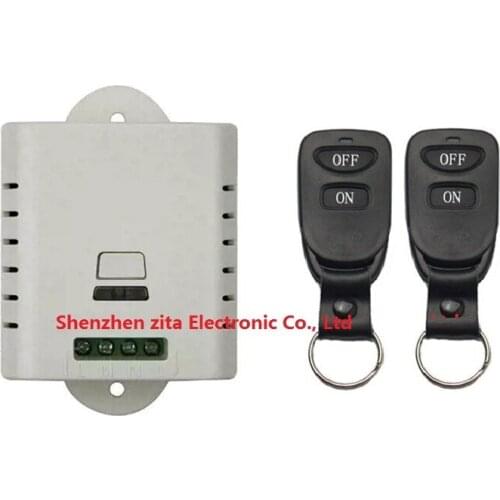 2016 85V-250V110V 220V 1CH 10A Multifunctional learning wireless remote control switch Applicance Garage Door+2* transmitter