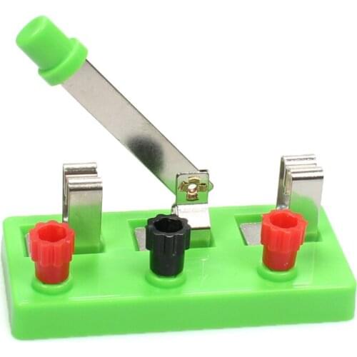 Knife Switch Physics Science Lab Basic Circuit Learning Starter Electrical Experiment Equipment for Junior High School