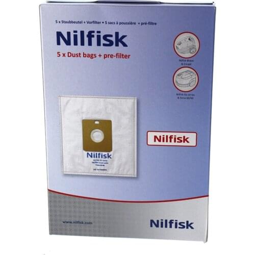 Vacuum Cleaner Nonwoven Dust Bag Replacement For Nilfisk Go Series, Coupe Series, force 60-66 788602600 (1 Pack)