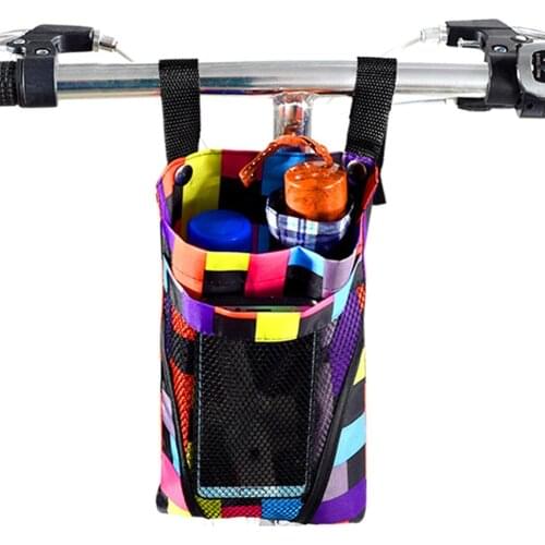 Bike Basket Large Capacity Storage Multi-Purpose Cycling Carryings Holder Detachable Pouch Waterproof Front Basket For Scooters