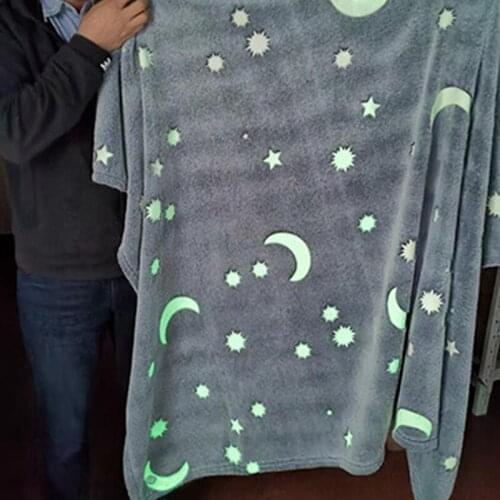 Magic Blanket Children Luminous Glow Fluorescent Corals Top Cloth Flannel Blanke Glow Blanket New Blankets for Beds