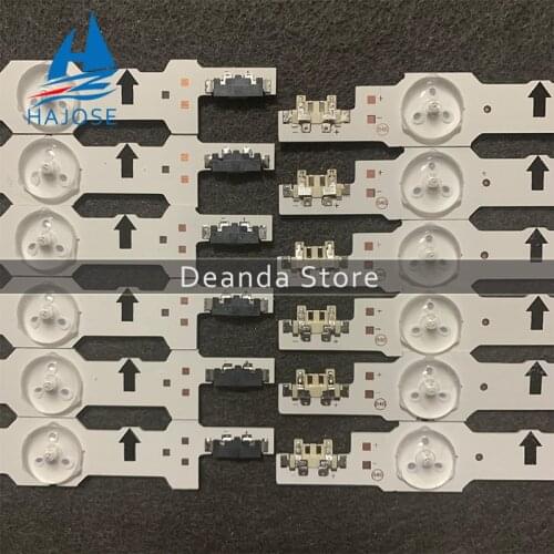 12 PCS LED Backlight strip for Samsung UE50HU6900S UN50HU6900F UN50HU6950F UE50HU6900 UE50HU7000 UA50HU7000 CY-GH050HGNV3H