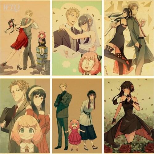 Anime Posters Kaguya-sama Love Is War Canvas Painting Retro Poster Home Decor Wall Decor Wall Art Photos for Childrens Room