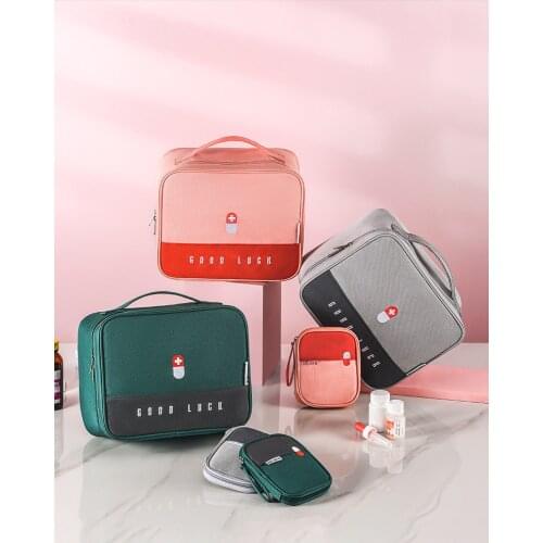 First Aid Medicine Bag Multifunctional Storage Case Mobile Large Capacity Emergency Disaster Prevention Medicine Box