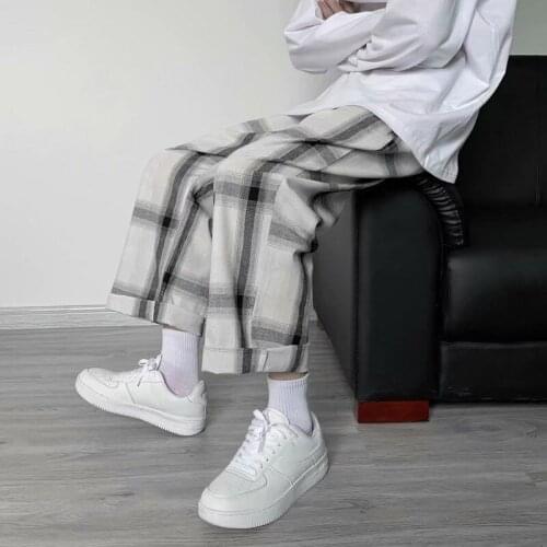 Pants Women Harajuku Plaid Pants For Women Trousers 2021 Streetwear Woman Harem Pants Autumn Ladies Causal Pants Plus Size