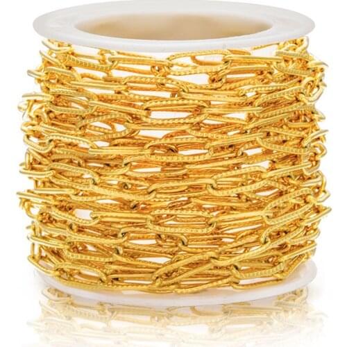 1 Meter Stainless Steel Grain Link Cross Chains Necklace Pendant For Women Men DIY Jewelry Making Bracelet Earrings Accessories