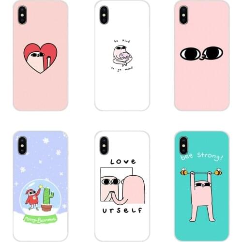 For HTC One U11 U12 X9 M7 M8 A9 M9 M10 E9 Plus Desire 630 530 626 628 816 820 830 Cell Phone Cover cartoon pink big eyes ketnipz