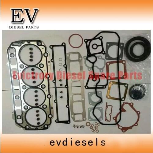 EV For Komatsu 4TNE106 Yanmar 4TNE106 4TNE106T piston ring set and full cylinder head gasket set