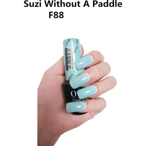 F88 Suzi Without a Paddle 15ml UV LED Gel Polish Vernis Permanent Lasting Shine Opies Nail Art (Need Lamp Dry)