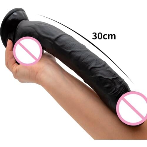 30cm Simulation Dildo Soft Penis with Strong Suction Cup Female Masturbation Device G-spot Vagina Stimulator Sex Toys for Couple