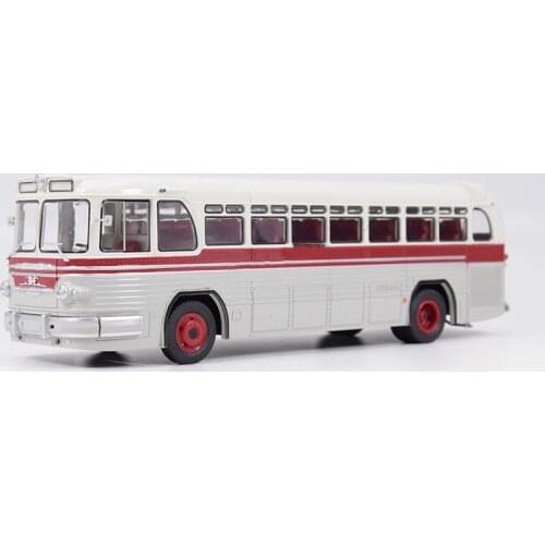 1:43Scale Soviet Long-distance Bus ZIS-127 Large-scale Urban Commuter Bus Alloy Simulation Model Decoration Gift Toys for Boys