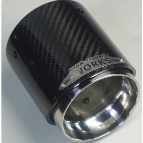 1 PCS 3K Carbon Top Quality Exhaust Muffler Tips for MINI Cooper S R55 R56 R57 R58 R59 R60 R61 F54 F56 F57 F60