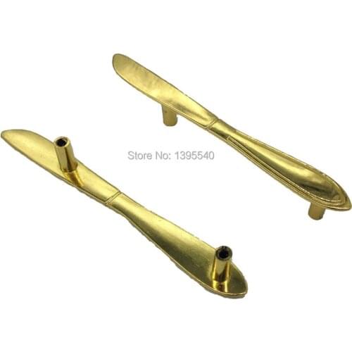 New Golden Kitchen Cabinet Handle Cupboard Handle Creative Knife Drawer Knob Furniture Cabinet Pull Wine Cadbinet Handle