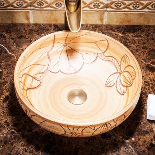New arrival small size high temperature burning design porcelain sink