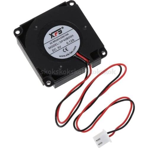 Cooling Fan Blower DC Turbo Ball Bearing 3D Printer Accessories Wire 5V 12V 24V D03 dropship