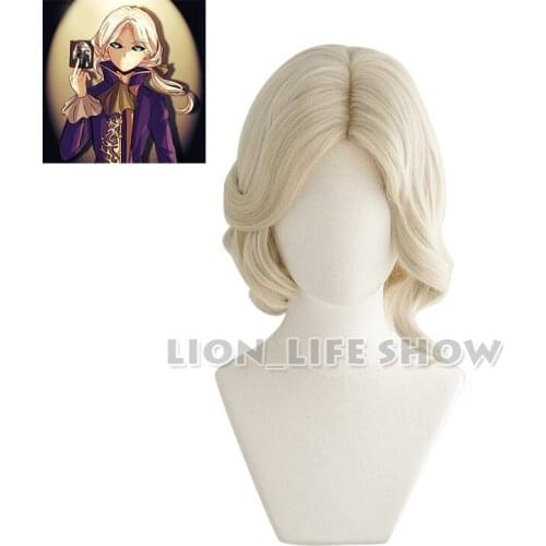 Game Identity V Photographer Joseph Cosplay Wigs Heat Resistant Synthetic Wig Halloween Carnival Party Cosplay Wig