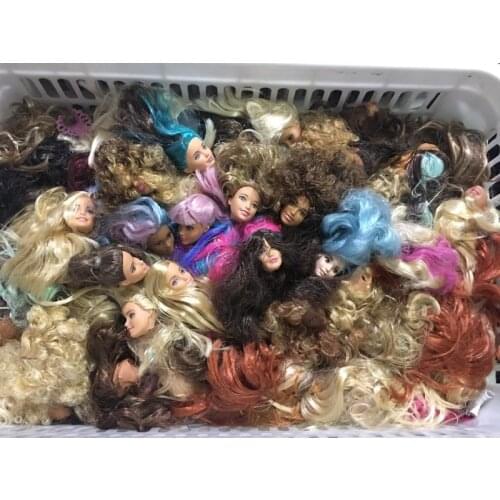 Rare Fashion Girl Doll Head Make Up Doll Head DIY Toys Children Birthday Gift Collection