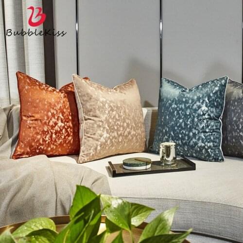 Bubble Kiss Luxury Cushion Cover 45x45cm Abstract Geometric Jacquard Pillowcase Decorative Pillow Covers For Home Hotel Sofa