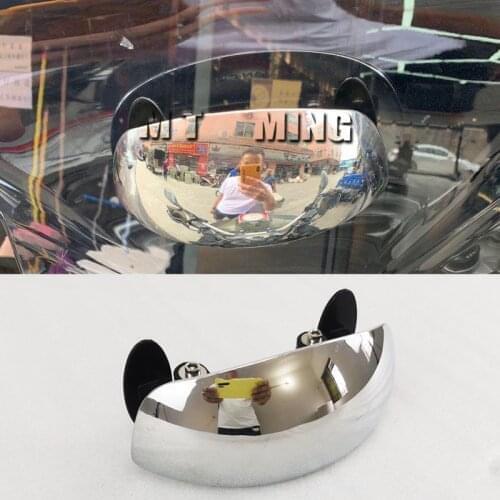 Universal Motorcycle Windscreen Rear View Mirror 180 Ultra Wide Angle Central Rearview Mirror for BMW Triumph Yamaha KTM HONDA