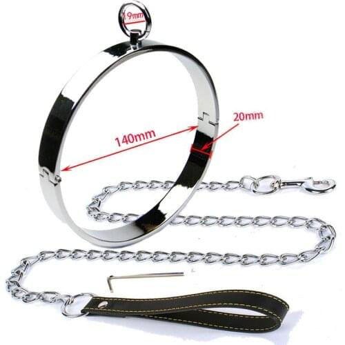 Alloy Collars Sex Toys Traction Rope Collars