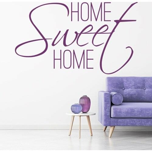 Family Quote Wall Decals Bedroom Home Sweet Home Vinyl Wall Sticker Kids Room Home Decoration Accessories For Living Room W013
