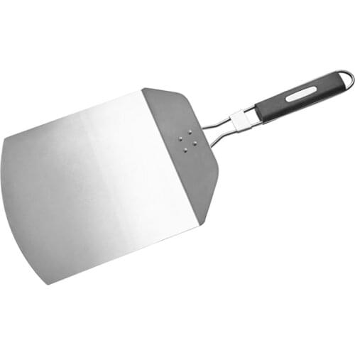 Newest 1PC Kitchen Pizza Peel Spatula Folding Pizza Shovel Stainless Steel Pizza Peel Paddle Kitchen Bake Non-Stick Accessories