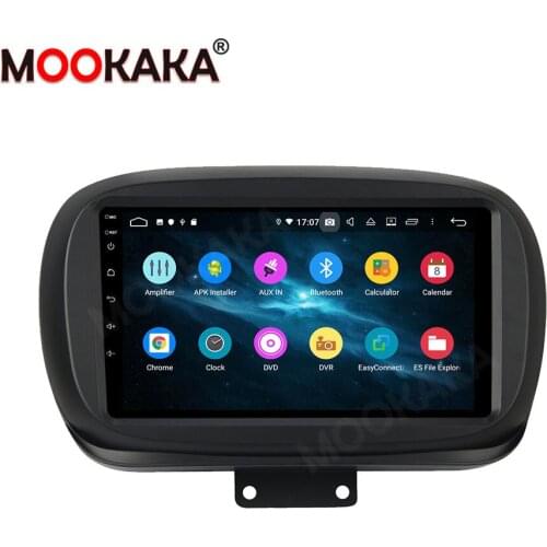 4G 2 Din Android 10.0 Car Radio Multimedia Video Player For Fiat 500X 500 X 2014 2015 2016-2019 WiFi Bluetooth AM RDS Autoradio