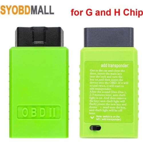 Vehicle OBD Remote Key Programming Support for Toyota G and H Chip 4D67,68,72(G) Via Obd2 16pin Port Add Transponder Free Ship