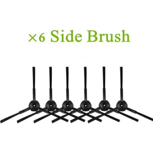 6 pieces Side Brush for ILIFE V7 ILIFE V7S Robotic Vacuum Cleaner for Home Robot Vacuum Cleaner Accessories Side Brush