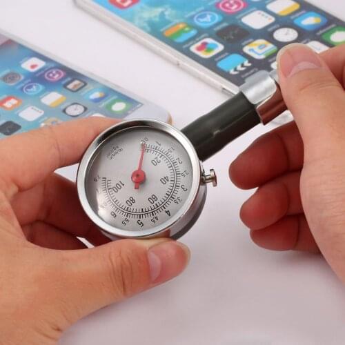 Black High Precision Car Motor Bike Dial Tire Mini Tire Pressure Gauge Meter Measurement Fetal Pressure Monitor Tools