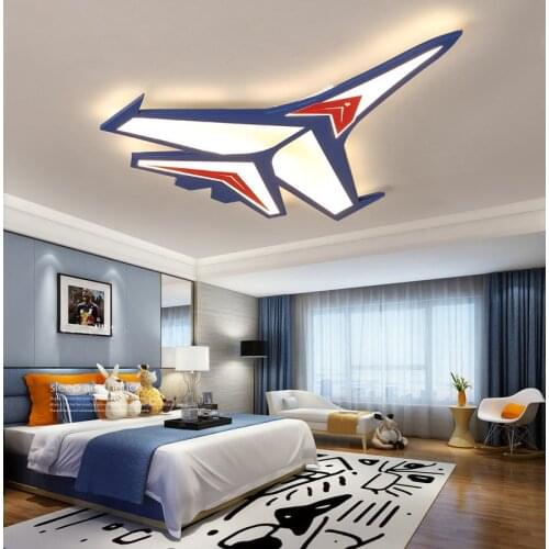 Childrens lamp bedroom lamp led ceiling lamp creative aircraft childrens room lamp minimalist boys and girls cartoon lamp