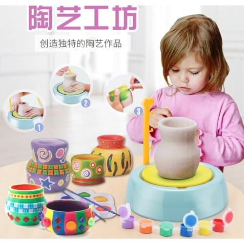 Electric ceramic toys clay childrens educational toys kindergarten diy handmade toys arts and crafts