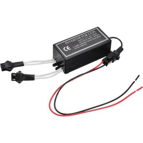New 1pcs Angel Eye Inverter Ballast For CCFL Angel Eyes Halo Rings Light 12V-900V Female 2 Outputs