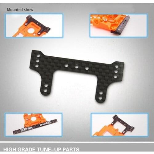 2PCS 95043 Modify Part HG Carbon Fiber Tune-up Parts for 1/32 Scale Tamiya Mini 4WD Racing Car Model S2/MA/MS/AR Chassis