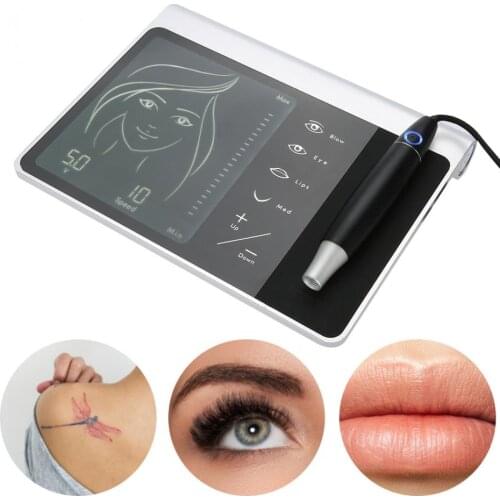 Multifunctional Tattoo Pen Machine Kit Lip Eyebrow Microblading Permanent Makeup Beauty Tattoo Device Tattoo Pen Gun Control Kit