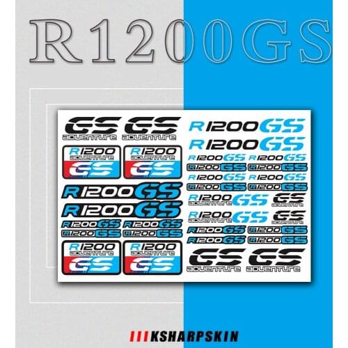 Motorcycle Reflective Decoration Sticker Body fuel tank helmet Waterproof logo decal For BMW R1200GS r1200 gs r 1200gs r 1200 gs