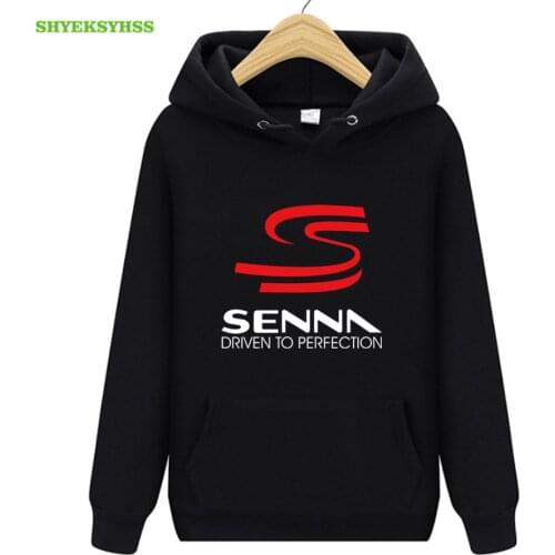 Formula One World Champion Ayrton Senna Michael Schumacher Hoodies Mens Brand Hoodie F1 Racing Clothing Tops Fashion Sweatshirt