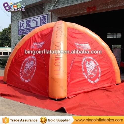 Customized digital printing inflatable spider dome tent high quality 4 pillars inflatable gazebo tiendas for events toy tents