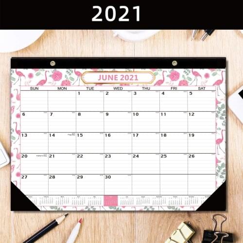 2021 NEW Wall Hanging Calendar Modern Style Desk Monthly Calendar Daily Schedule Planner Yearly Agenda Organizer For Home Office