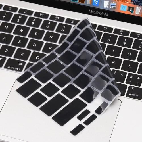 Redlai For MacBook Air 13 inch 2020 M1 A2337 A2179 Keyboard Cover Transparent Silicone Keyboard Skin Protector For New Air 13"