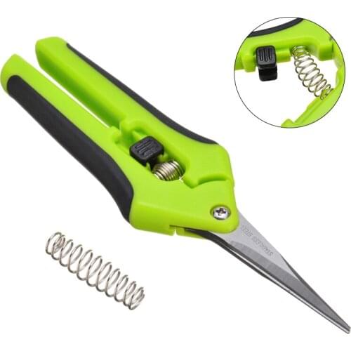 Stainless Steel Garden Pruning Shears Fruit Picking Scissors Potted Trim Weed Branches Small Scissors Garden Pruning Tools
