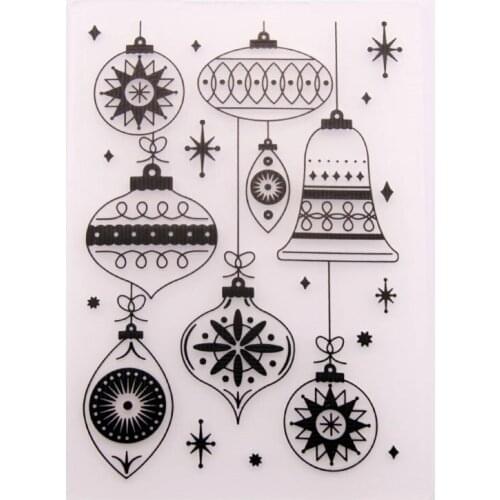 EMBOSSER Plastic Embossing Folder For Scrapbook Stencils CHRISTMAS DIY PAPER Album Card Making CRAFT SUPPLIES Scrapbooking MOLDS