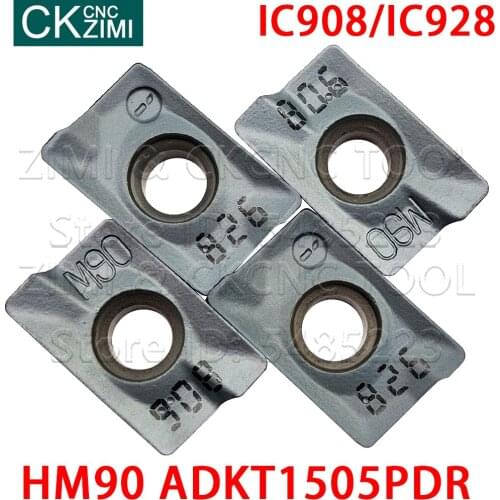 HM90 ADKT1505PDR IC908 IC928 External Turning Tools Carbide inserts Lathe cutter holder Mill Tool ADKT CNC Shoulder cutter tools
