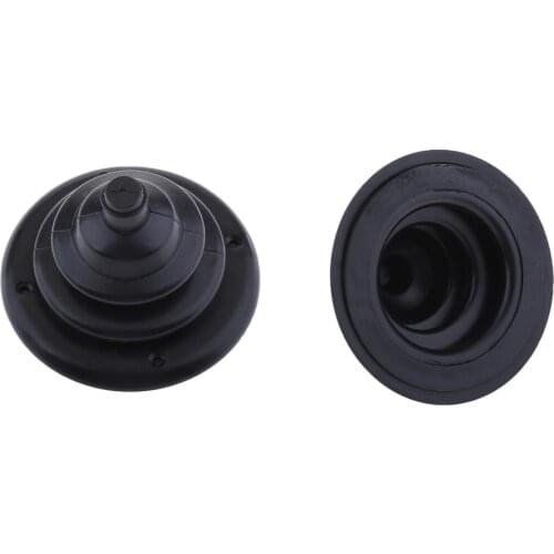 2pcs 100mm 4 inch Marine Boat Rigging Cable Boot Hole Shifter Cable Cover Black