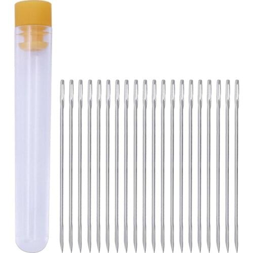 20Pcs Leathercraft DIY Leather Triangular Needles Leather fur Stainless Steel Shaped Pin Stitch Needlework Sewing Supplies