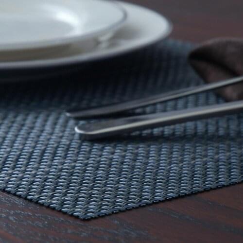 8pcs/lot PVC kitchen Dinning Placemats for Table Mat Manteles Individuales Doilies Cup Mats Coaster Water Proof Table Cloth Pad