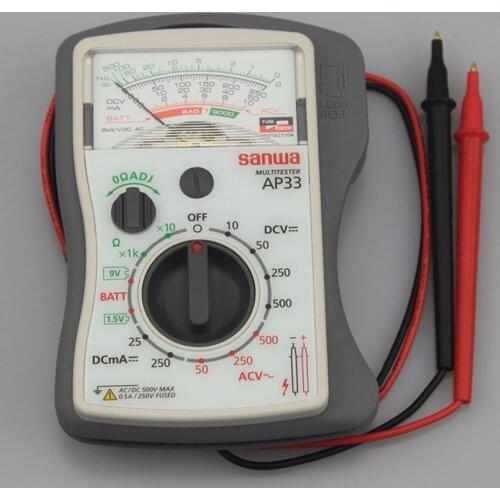 AP33 Analog Multitesters Compact Pointer Battery Check Function Electrical