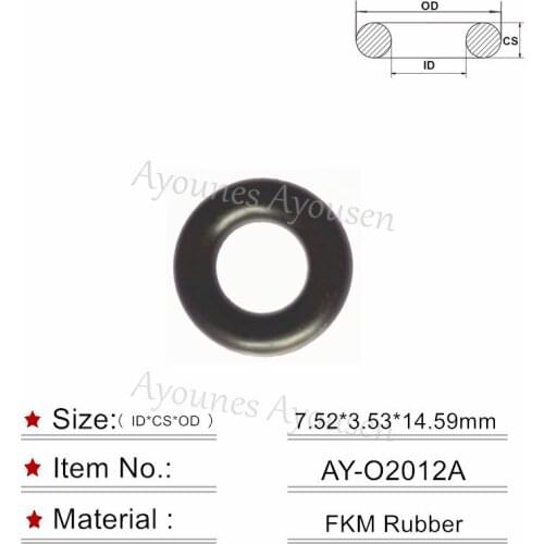 Free shipping 1000pieces GB3-100 ASNU08C universal FKM rubber orings fuel injector repair kits for japanese cars (AY-O2012)