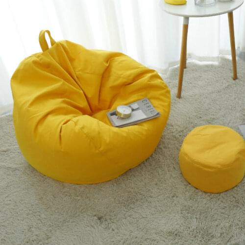 Bean Bag Cover Easy Clean Lazy BeanBag Cover Without Filler Lounger Seat Bean Bag Puff Couch Tatami Covers