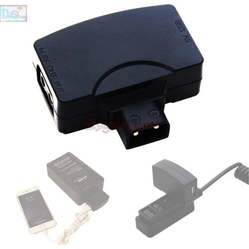 D-USB D-Tap P-Tap to USB Adapter Connector 5V for Anton Sony Rolux V-mount Battery Power Supply Mobile Phone Charger Power Bank